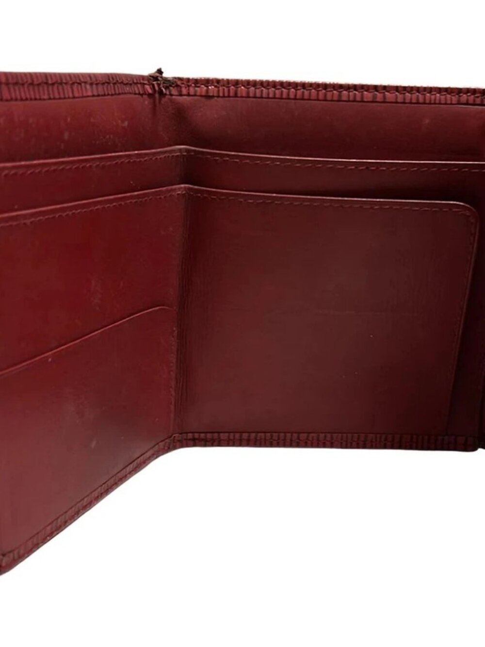 LOUIS VUITTON PorteMonnaie Viekart Credit M63487 Castilian Red Epi - - Picture 3 of 10
